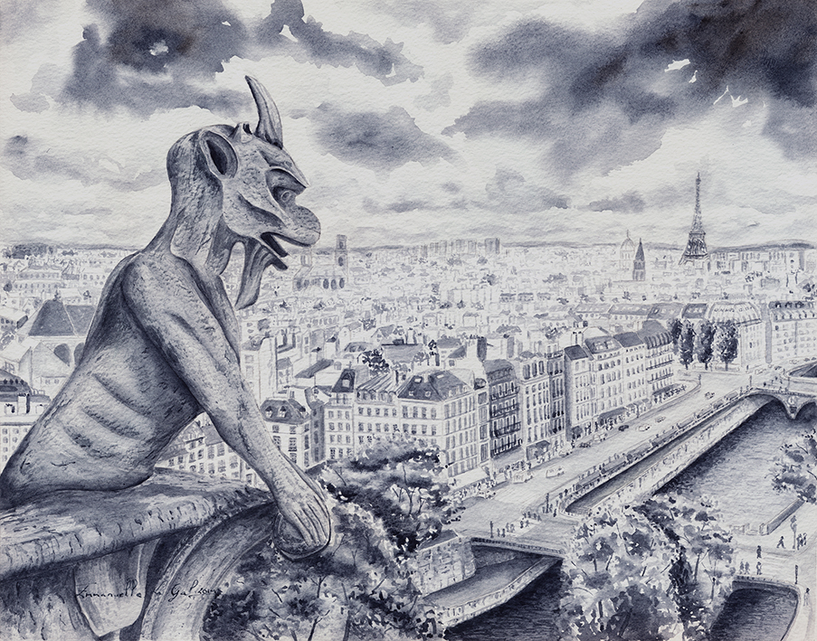 Gargoyle in Paris Thumbnail Placeholder